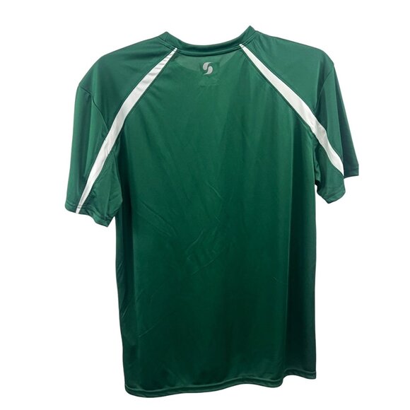 Soffe Mens Green Athletic Short Sleeve Tee Shirt Size M Performance Athleisure - Picture 2 of 7